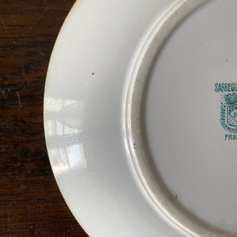 サルグミンヌ SARREGUEMINES 平皿 雉 φ18cm フランス