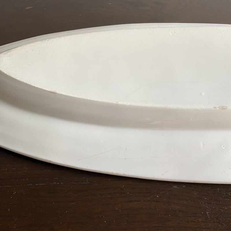 モントロー Montereau ポワソン 皿 白皿 75.7cm アンティーク 0501125