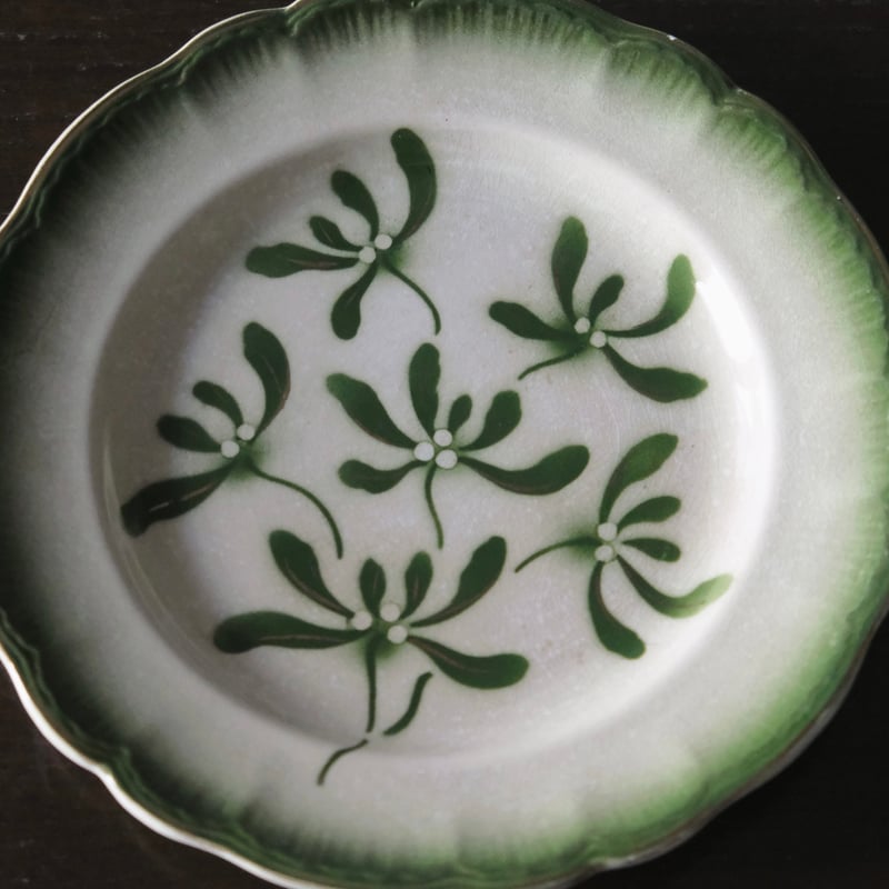 Badonviller バドンヴィレー ヤドリギ 宿り木 小皿 平皿 φ16.6cm