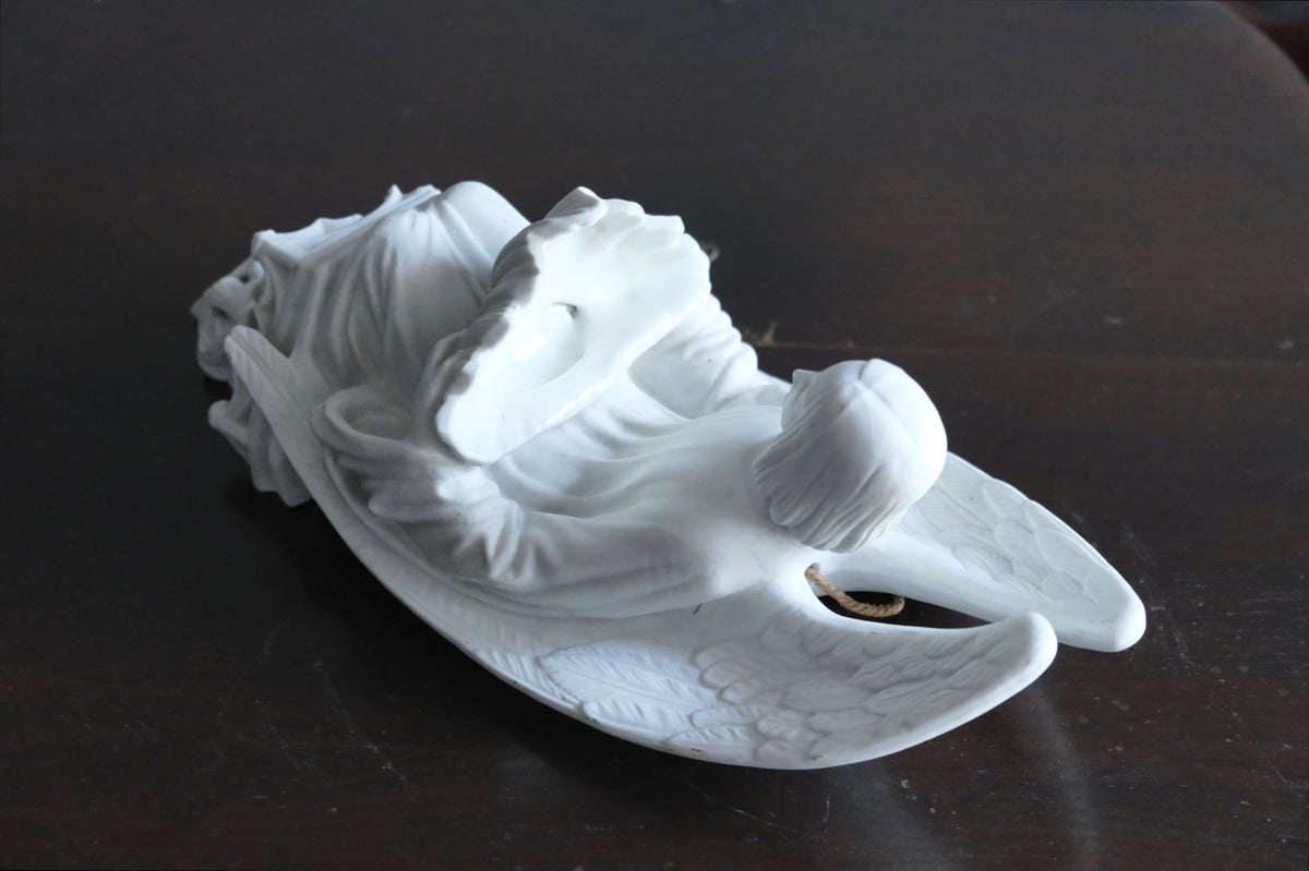 フランスアンティーク 大理石の聖水盤 ベニティエ フランス