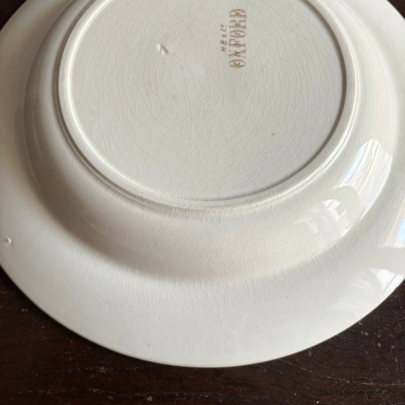 HB&Cie ショワジールロワ Oxford オックスフォード 深皿 リム皿 手彩色