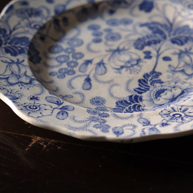 David Johnston Bordeaux ボルドー タピスリー 平皿 φ19.2cm フ