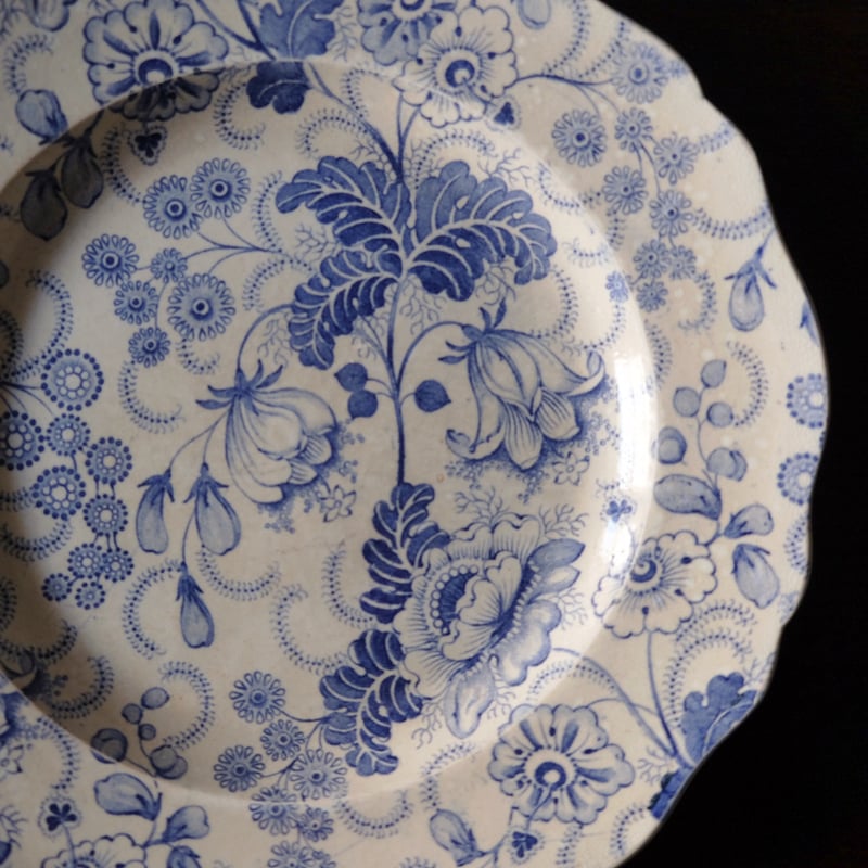 David Johnston Bordeaux ボルドー タピスリー 平皿 φ19.2cm フ