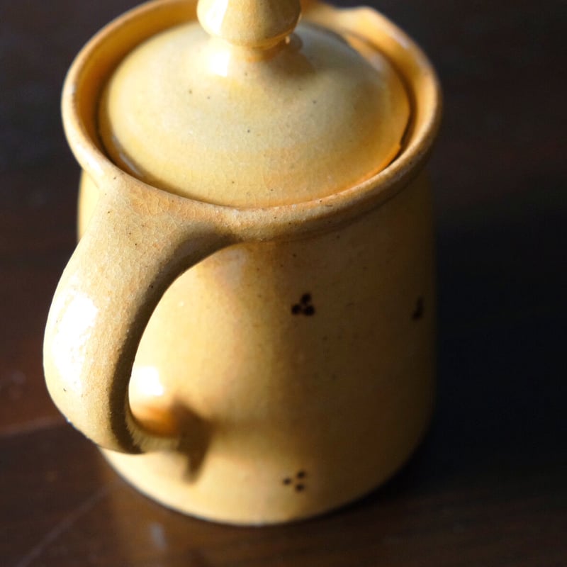 南仏陶器サヴォア 蓋付き ポット ヴィンテージ 050852