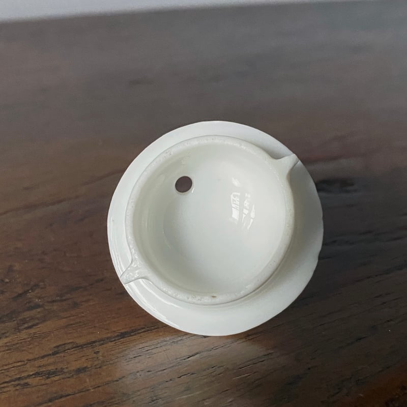 レア　フランスアンティーク 白地 ロカイユ 小花 カフェティエール　エマイユ レア フランスアンティーク 白地 ロカイユ 小花 カフェティエール