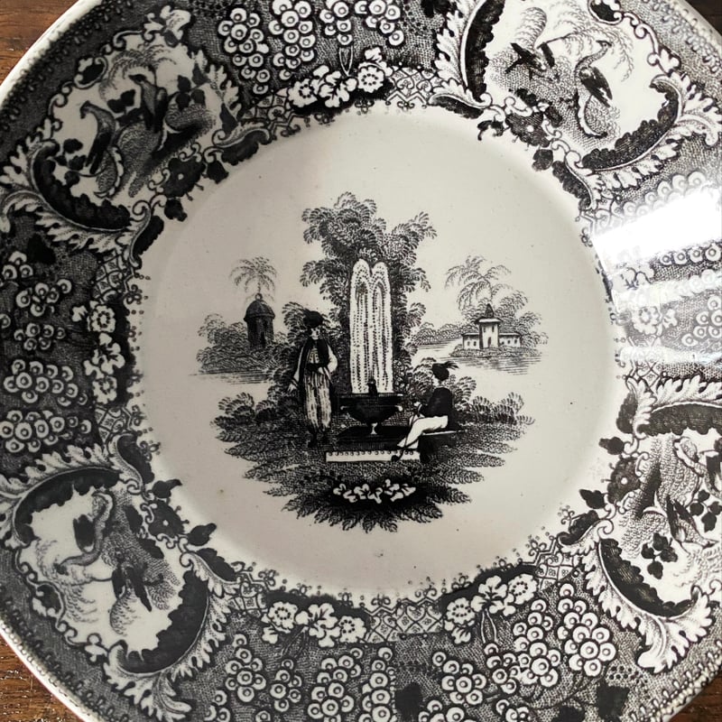 D.Johnston/Bordeaux ボルドー デミタス カップ アンド ソーサー グリザ