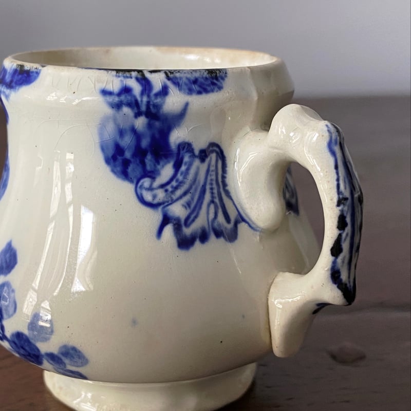 クレイユモントロー Creil&Montereau クリームポット フランス