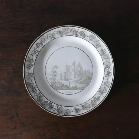 グリザイユ プレート パニエ フランスアンティーク CATEGORY グリザイユプレート | jinen_antique