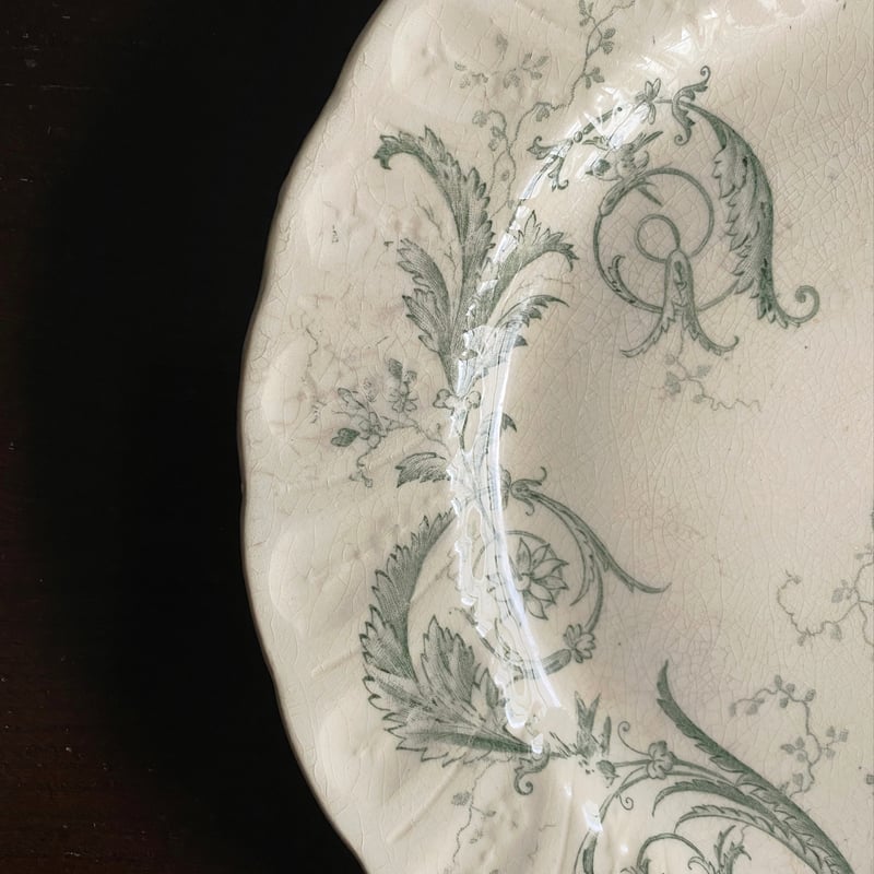 Gien Rinceaux ジアン ランソー 平皿 ディナー φ23.8cm フランス Gien Rinceaux ジアン ランソー 平皿 ディナー φ23.8cm フランス