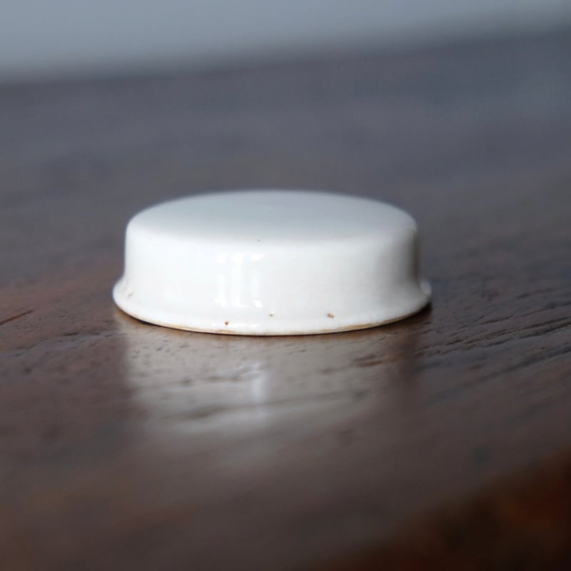 白磁 ファーマシーポット ポット h7.3cm フランス アンティーク a