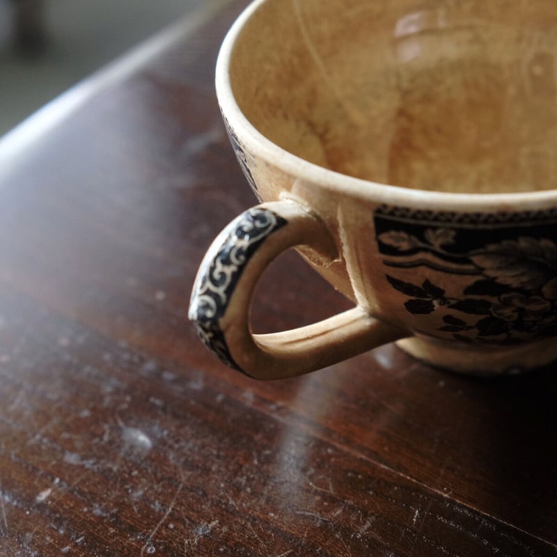 アンティーク サルグミンヌ グリザイユ シードルカップ アンティーク サルグミンヌ グリザイユ シードルカップ - メルカリ