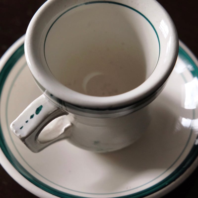 フランス アンティーク ブリュロ コーヒーカップ ブリュロ カップ コーヒーカップ 赤線 フランス アンティーク