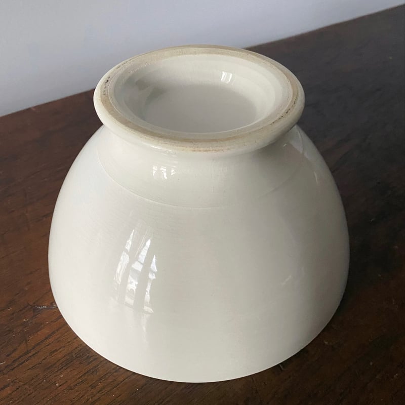 白陶器 ボウル カフェオレボウル フランス アンティーク 0501651