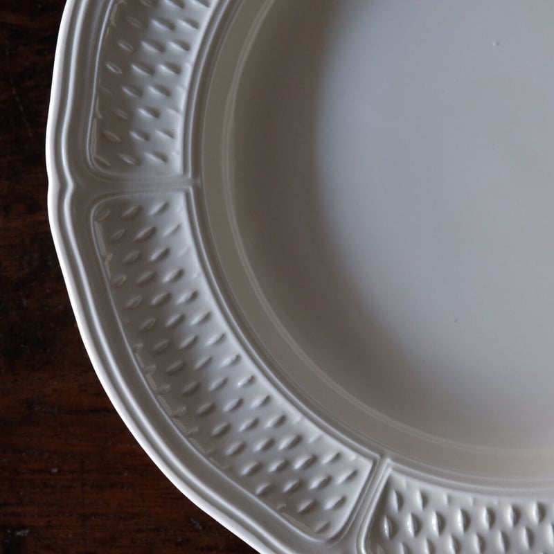 フランス　アンティーク　Gien ジアン　ポントシューの平皿プレート フランス アンティーク Gien ジアン ポントシューの平皿プレート Gien