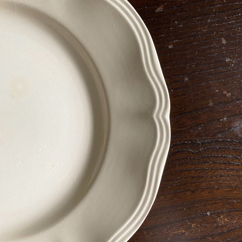 ディゴワン サルグミンヌ DIGOIN SARREGUEMINES 花リム皿 平皿