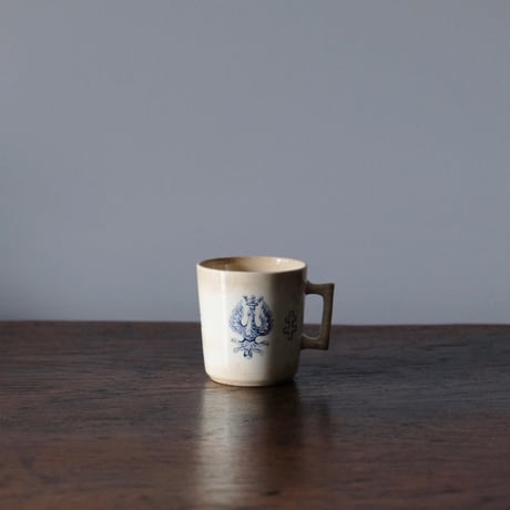 Lunéville リュネヴィル ロレーヌ十字 紋章 コーヒー カップ フランス アンティーク 0501550