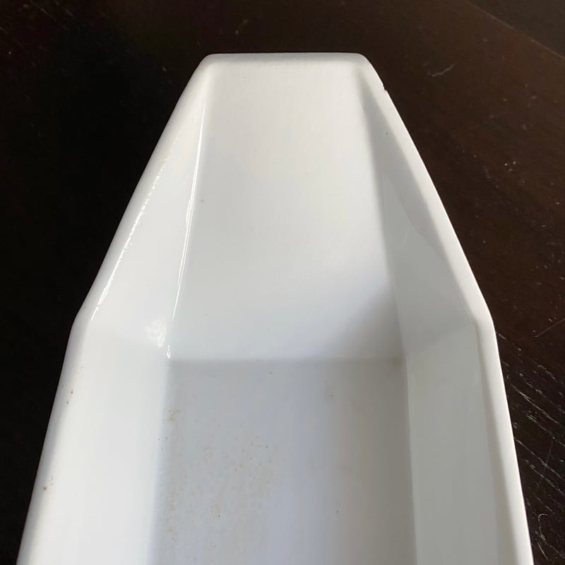 19世紀初期 白磁 舟形ラヴィエ フランス アンティーク 0501741