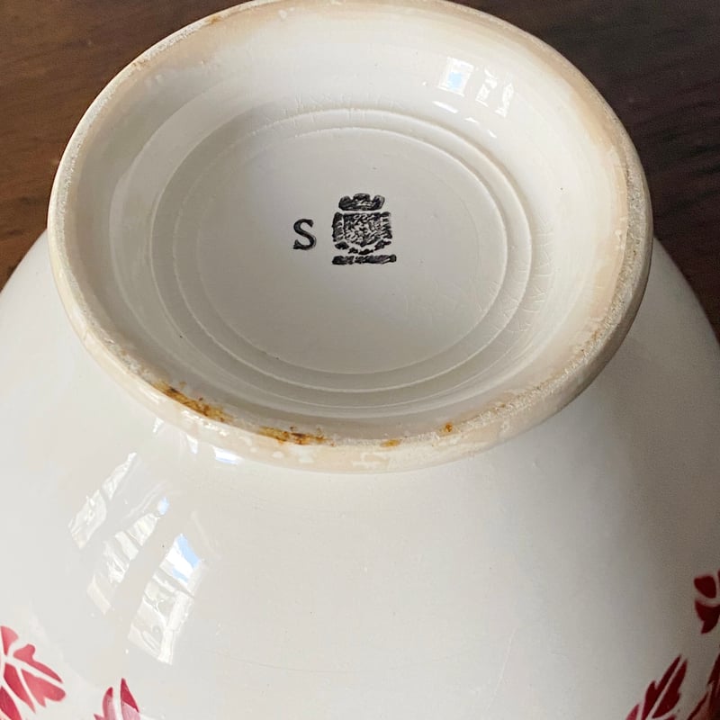 フランスアンティーク　サンタマン壺　ボウル SAINT-AMAND サンタマン カフェオレ ボウル φ17.7cm フランス