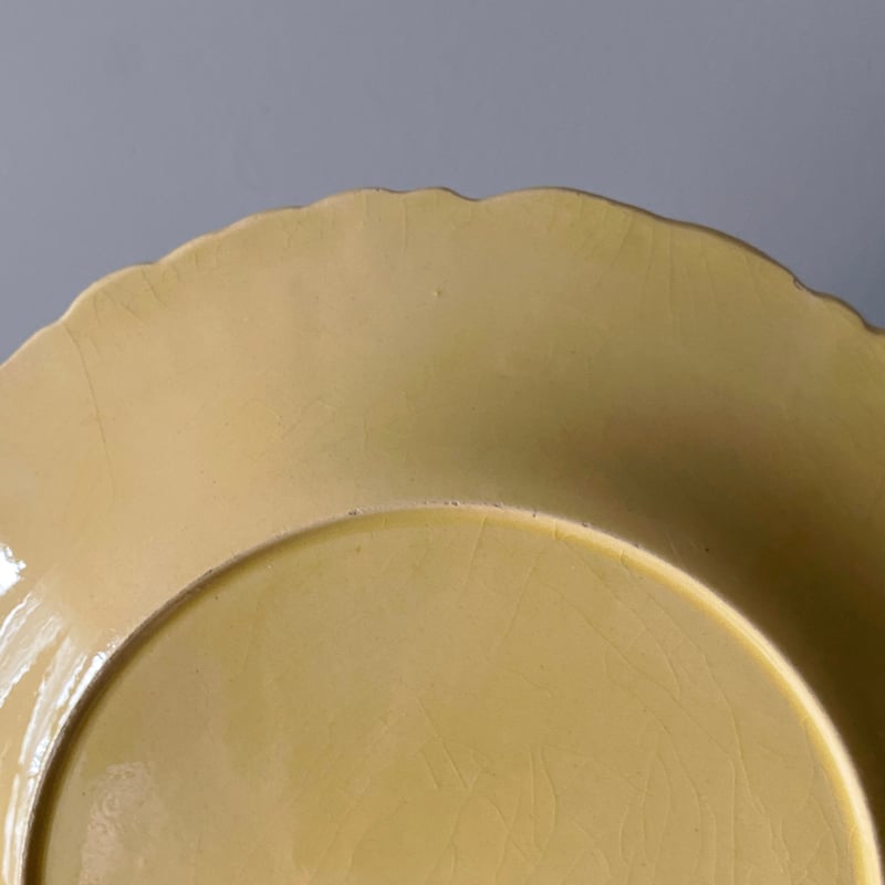 アプト Apt 南仏陶器 レリーフ 平皿 リム皿 φ21.5cm フランス