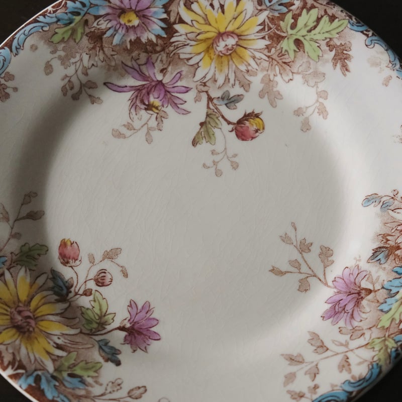 フランスアンティーク　GIEN　ジアン　秋の花　FLEURS D'AUTOMNE フランスアンティーク ジアン FLEURS D'AUTOMNE 秋の花 GIEN FLEURS D