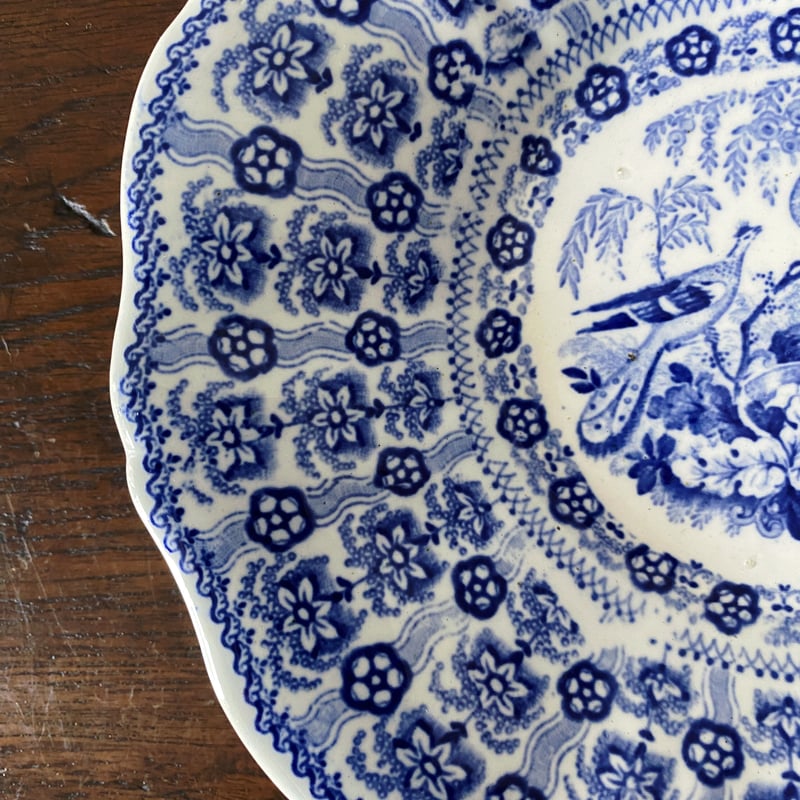 D.ジョンストンボルドー D.Johnston&Cie Bordeaux 平皿 リム皿 ソーサ