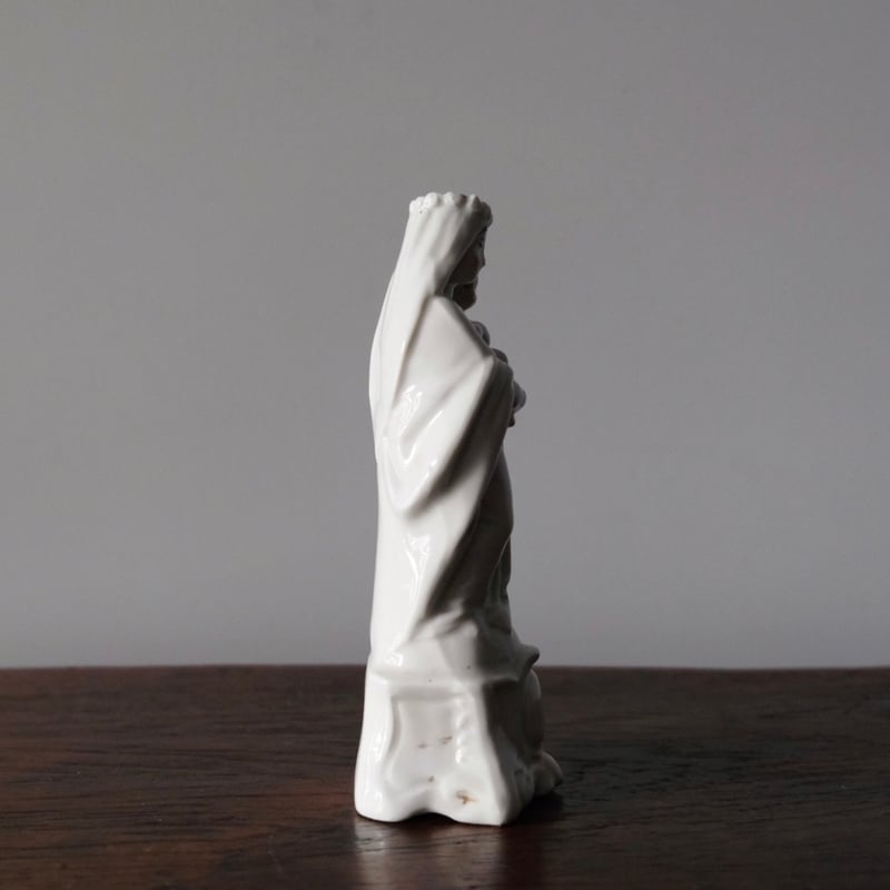 ポーセリン 聖母子像 マリア像 キリスト h17.8cm フランス