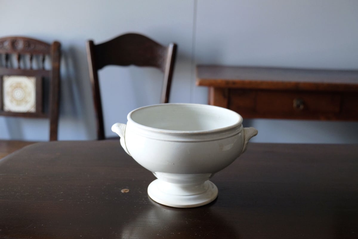 GIEN ジアン スーピエール 蓋なし 小さめ アンティーク 050541