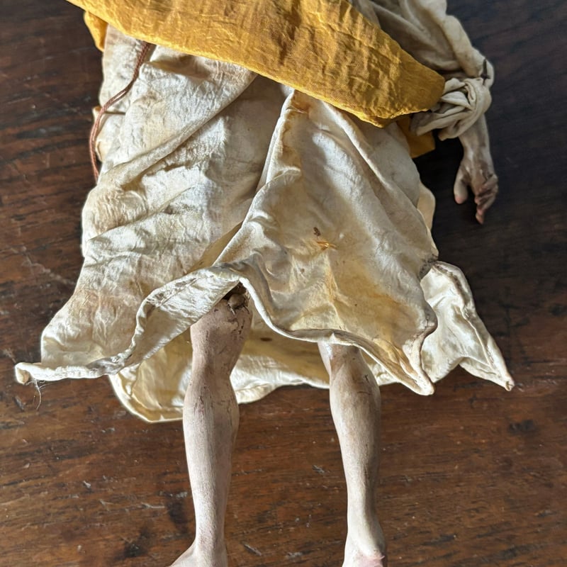 サントン人形　サントス　陶器　古道具　骨董 サントン人形 サントス アンティーク 0501707 | jinen_antique