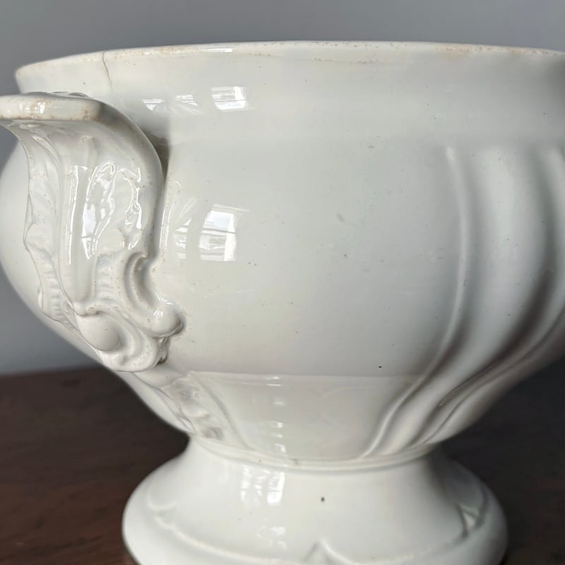 J.Vieillard&Cie ボルドー 小さめ スーピエール 蓋含むh23cm フランス