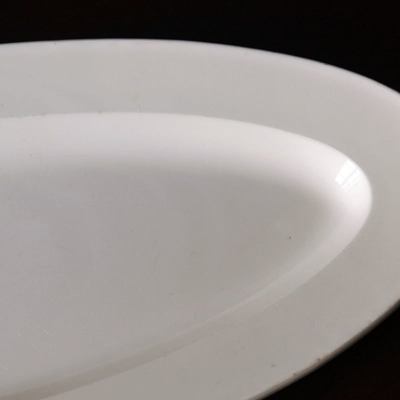 モントロー Montereau ポワソン 皿 白皿 75.7cm アンティーク 0501125