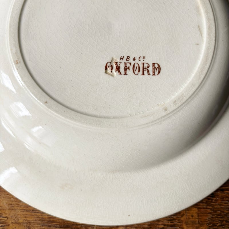 HB&Cie ショワジールロワ Oxford オックスフォード 深皿 手彩色 φ24