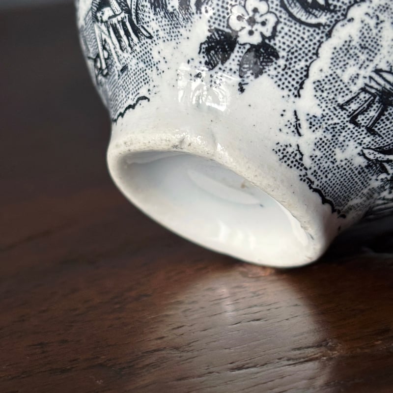 ボッホ フレール グリザイユ 小皿 アンティークBOCH Boch Frères Keramis ボッホ グリザイユ ティー ボウル アンド