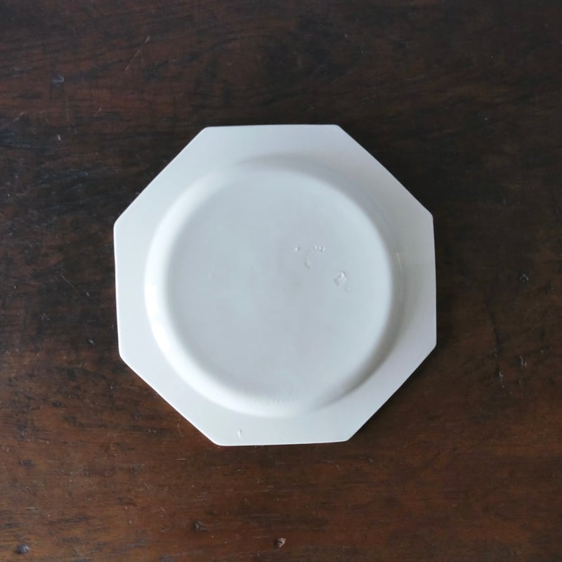 クレイユエモントロー オクトゴナル パン皿 デザート フランスアンティーク クレイユエモントロー オクトゴナル パン皿 デザート フランス