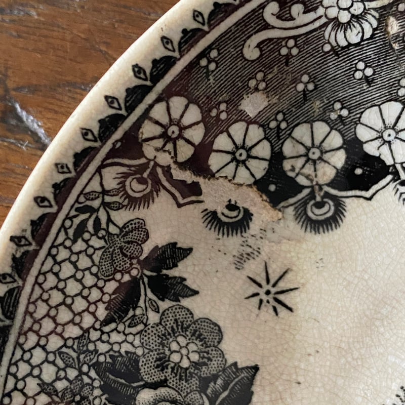 Maastricht マーストリヒト グリザイユ ティー ボウル アンド ソーサー