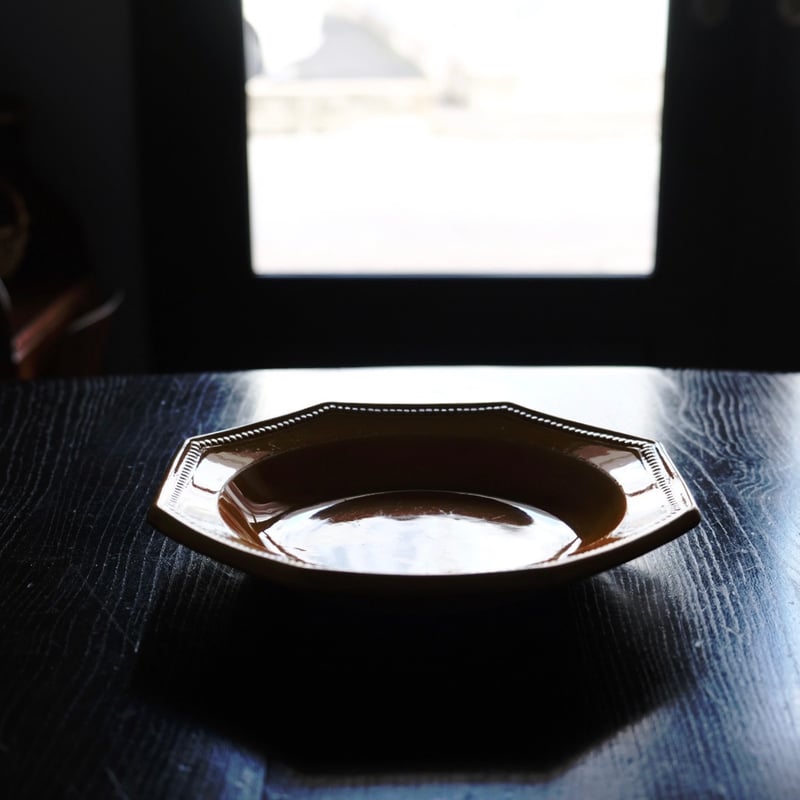 ピション オクトゴナル 深皿 フランス ヴィンテージ 0501132 a