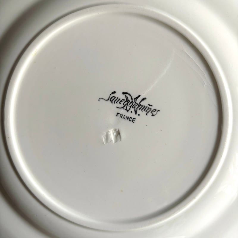 サルグミンヌ オクトゴナル 平皿 フランスアンティーク Digoin & Sarreguenines ディゴワン サルグミンヌ オクトゴナル 平皿 フ