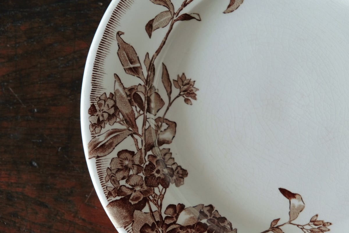 Jules Vieillard & Cie Bordeaux JVボルドー 平皿 22.6cm