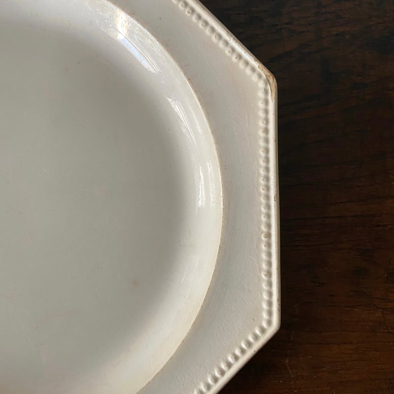 MONTEREAU モントロー ファイアンスフィーヌ オクトゴナル 平皿