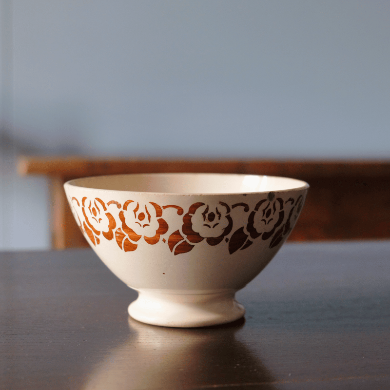 フランス アンティーク ディゴワン カフェオレボウル アイビー 雅姫さん フランス アンティーク ディゴワン カフェオレボウル アイビー