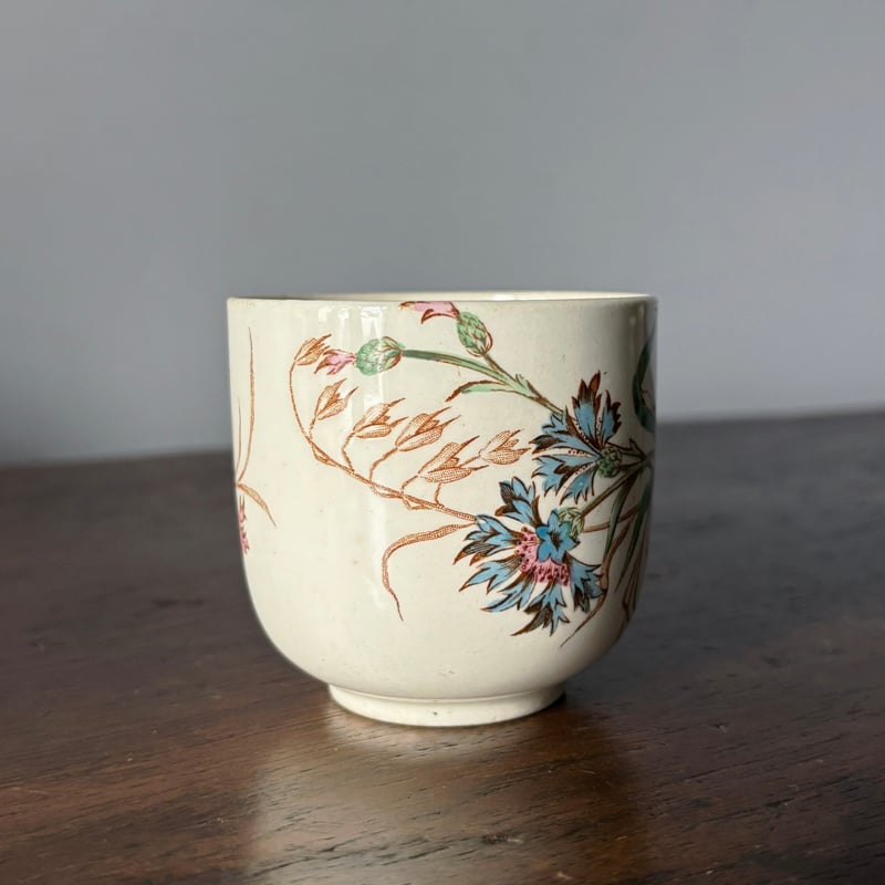 フランスアンティークLunevilleリュネヴィルBLEUET　矢車菊スーピエル フランスアンティークLunevilleリュネヴィルBLEUET 矢車菊