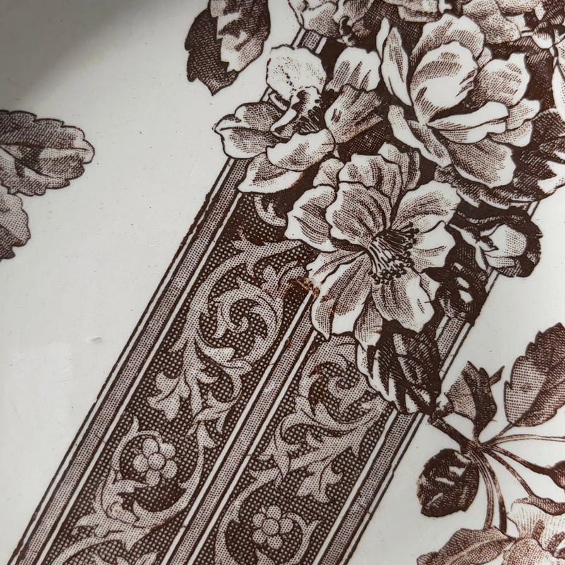 Emile Bourgeois エミール ブルジョワ 深皿 絵皿 プレート φ23.5cm フ