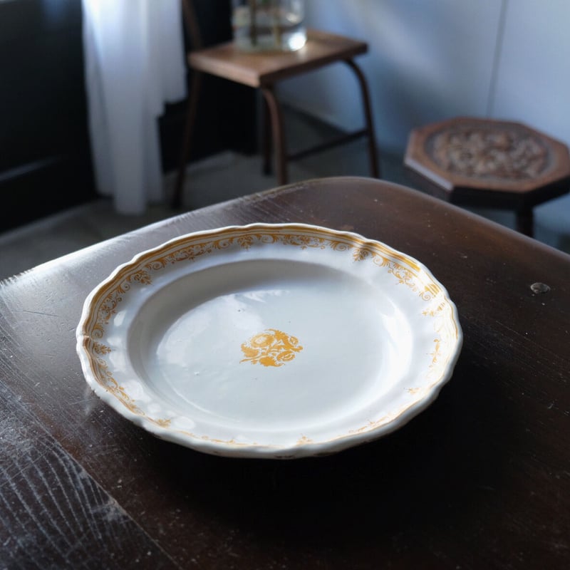 18世紀 ムスティエ 花絵皿 アンティーク 050470 | jinen_antique