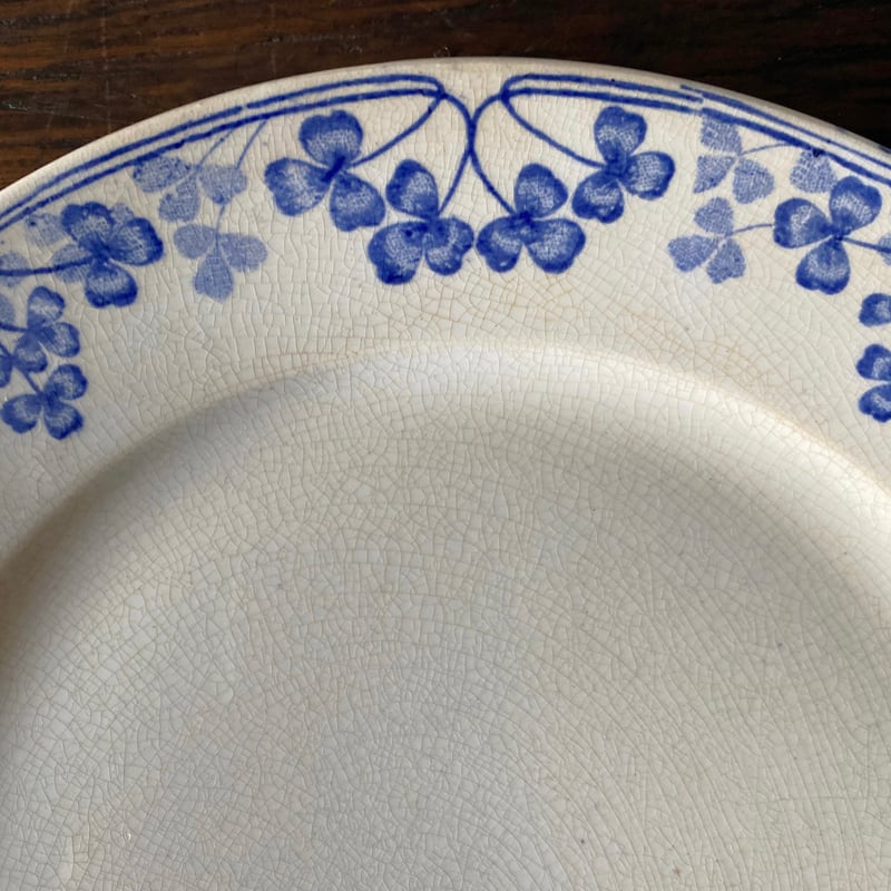 U&C SARREGUEMINES サルグミンヌ VICHY 平皿 リム皿 ディナー皿 U&C SARREGUEMINES サルグミンヌ VICHY 平皿 リム皿 ディナー皿