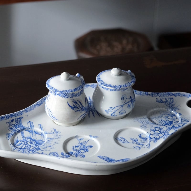 エミールブルジョワ Emile Bourgeois クリームポット トレー プレート