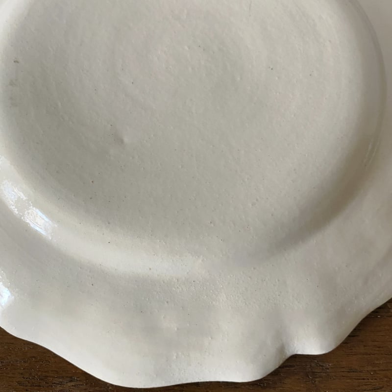 ポントシュー Pont aux Choux レリーフ皿 丸皿 平皿 φ23.2cm アンティー