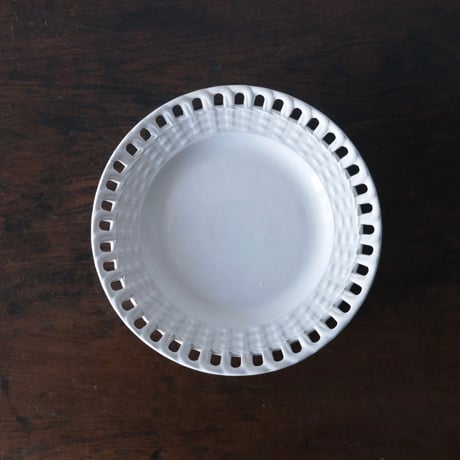 [希少]フランスアンティーククレイユモントロー ポリクロム平皿 クレイユモントロー Japon フランス アンティーク プレート 皿 ブロカント