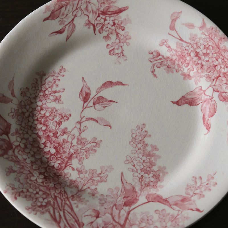 フランスアンティーク　ジアン　LILAS　ディナー皿 フランスアンティーク ジアン LILAS ディナー皿 特別