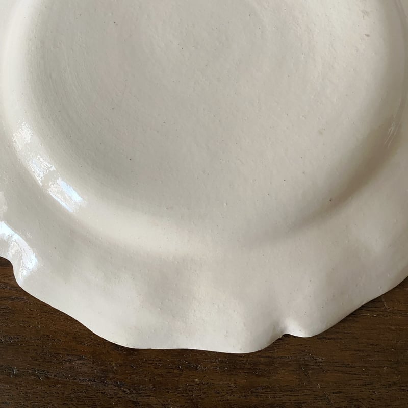 ポントシュー Pont aux Choux レリーフ皿 丸皿 平皿 φ23.2cm アンティー