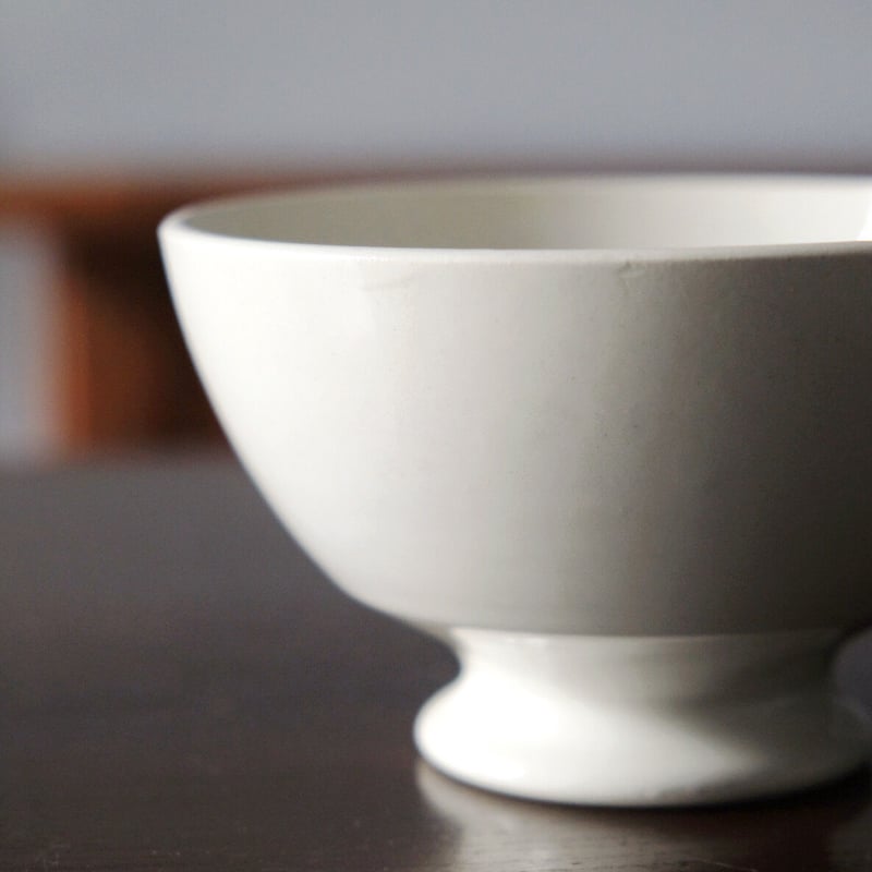 白 ボウル カフェオレボウル アンティーク 0501048 | jinen_antique