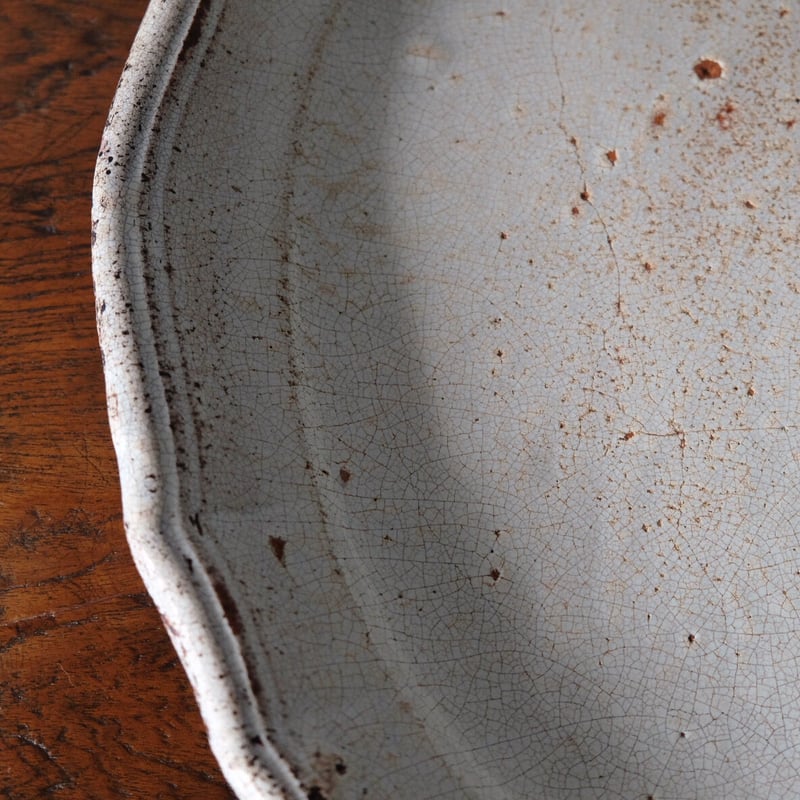 キュノワール 花リム オーバル皿 アンティーク 050426 | jinen_antique